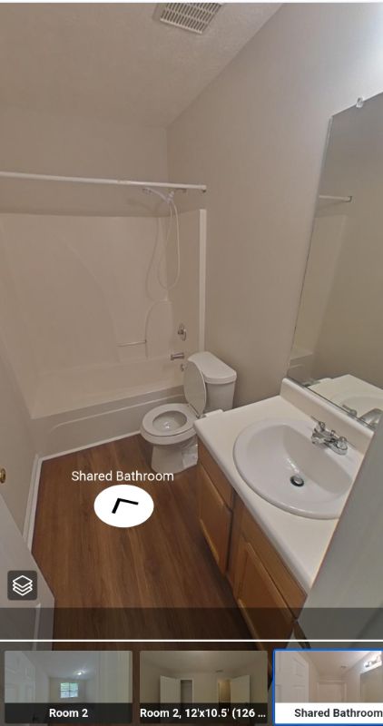 Shared bathroom