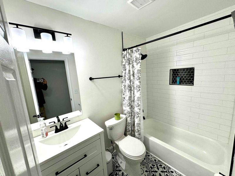 Bathroom with tub