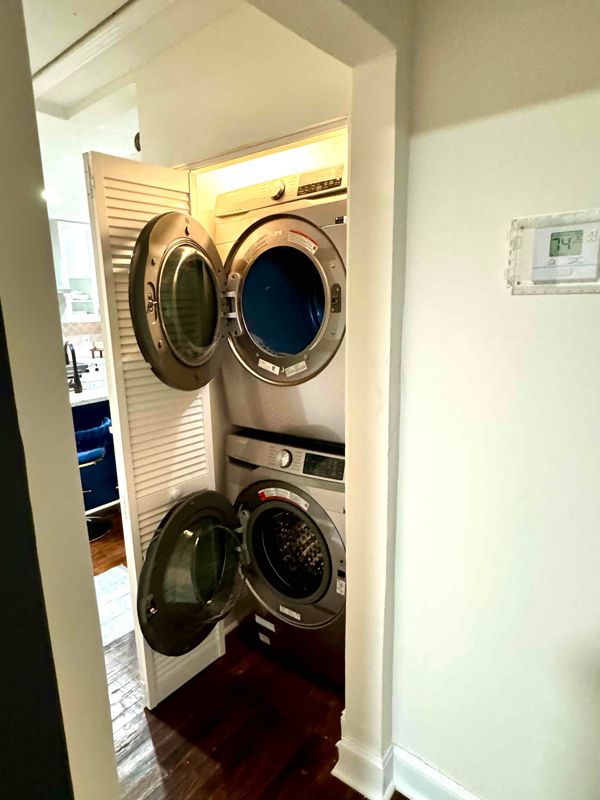 Washer and dryer